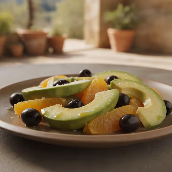 Avocado-sinaasappelsalade